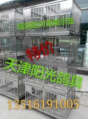 全不锈钢展示笼，配对笼4层一组可以拆装规格82-54-186公分
